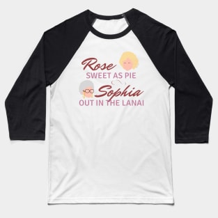 Rose sweet as pie Baseball T-Shirt